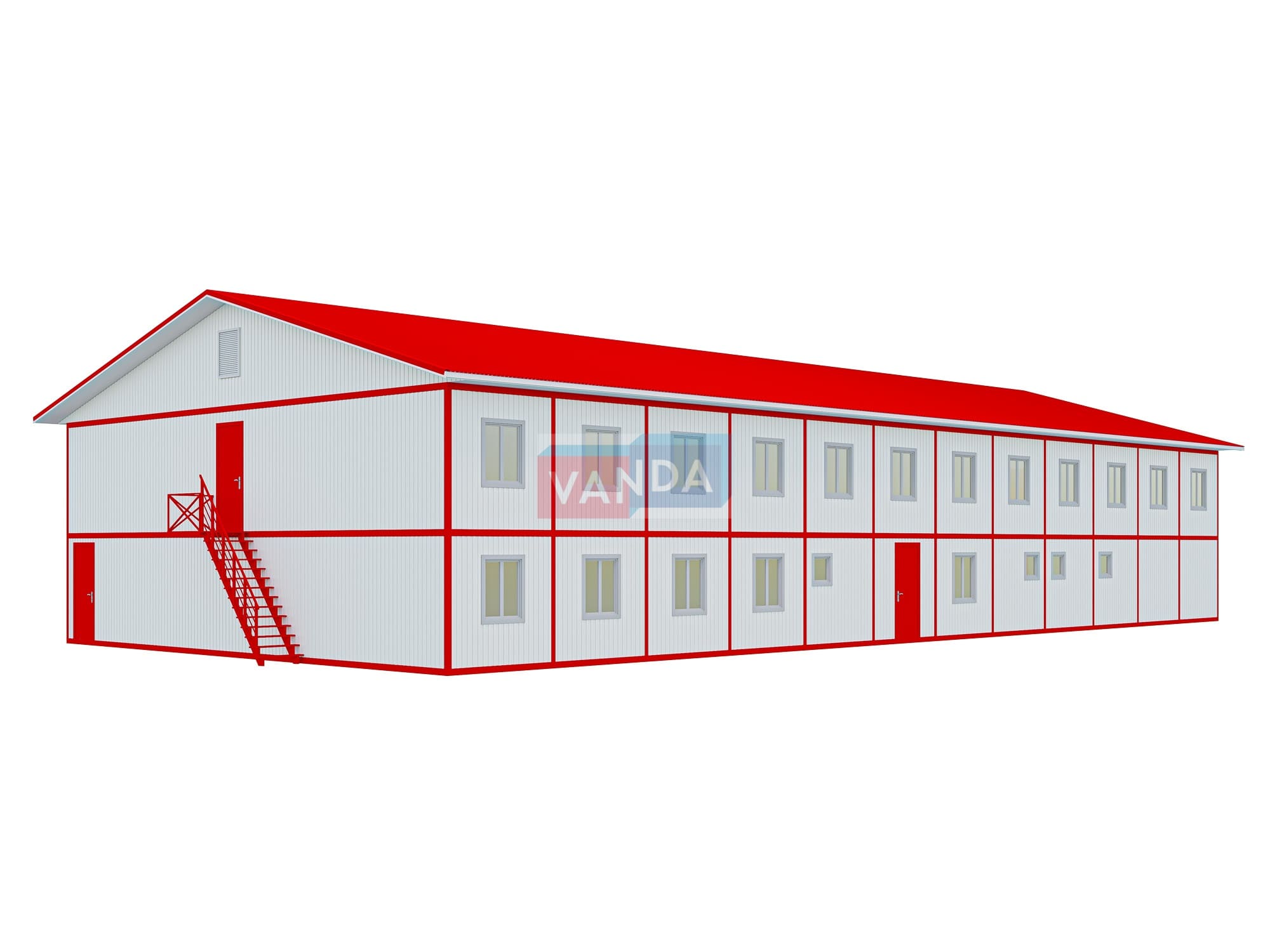 ПРОЕКТ МОДУЛЬНОГО АДМИНИСТРАТИВНО – БЫТОВОГО КОМПЛЕКСА 13,5х28,8 Панели МДФ